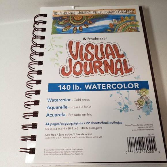 New Strathmore 460-55 400 Series Visual Watercolor Journal art supplies paper - Picture 4 of 9